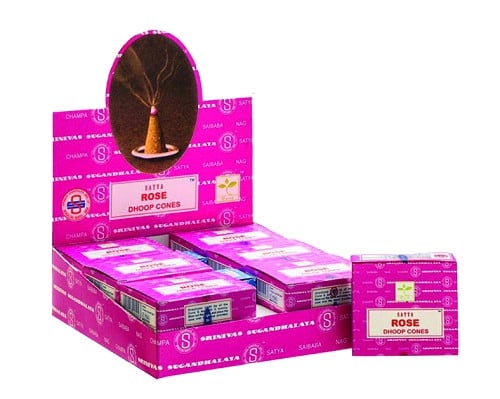 NAG CHAMPA ROSE DHOOP CONES