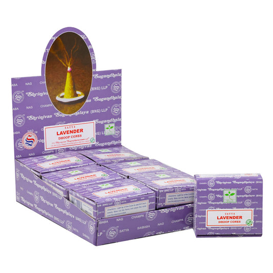 SATYA LAVENDER DHOOP INCENSE CONES