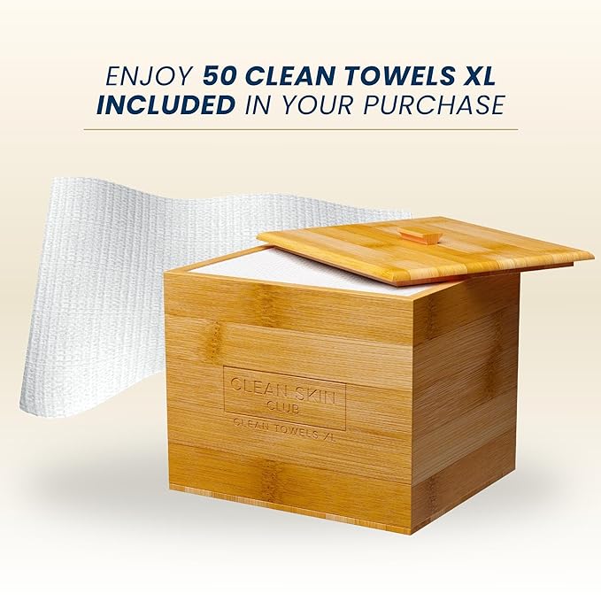 Luxe Bamboo Box with Cover | Clean Skin Club Clean Skin Club - The Luxe Medspa