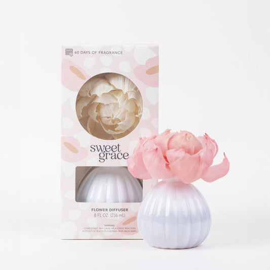 Sweet Grace Flower Diffuser Bridgewater Candle Company - The Luxe Medspa